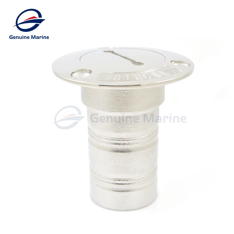 

1.5/2 inch Boat Marine Deck Fill Filler Gas Fuel Water Tank Deck Fill Cap 316 Stainless Steel for Marine boat