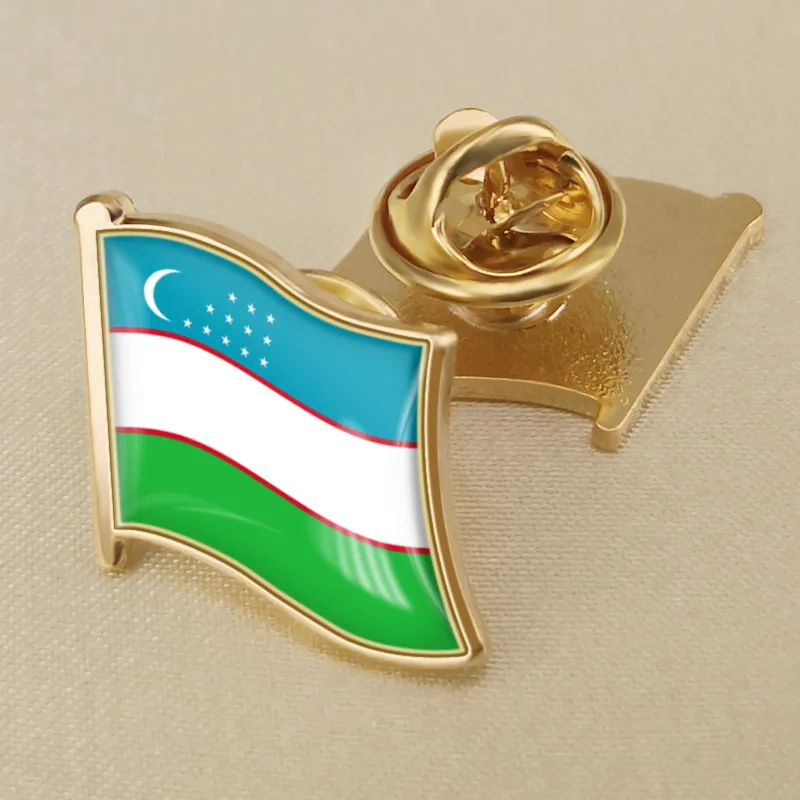 

Uzbekistan Single Flag Lapel Pins