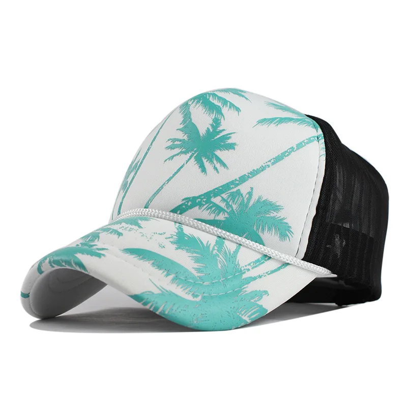 Fetsbuy кокосовых пальм летняя бейсболка женщин Snapback Шапки Девочка Чистая Cap Casquette Письмо Cap кости шляпы для мужчин женской одежды - Цвет: Blue