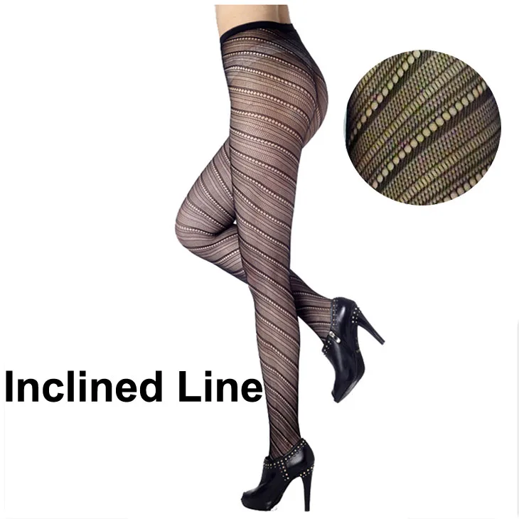 orange fishnet tights
