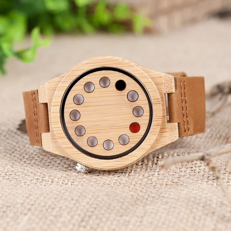 watch bamboo wood men