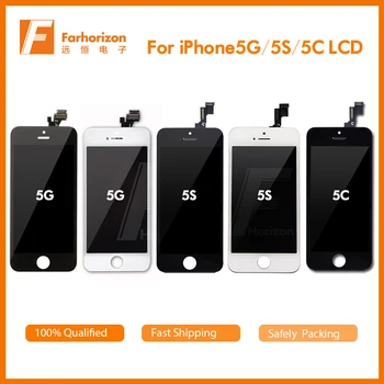 

Wholesale 50PCS/LOT 100% Tested LCD for iPhone 5/5C/5S Touch Screen Fully Assembled For iPHone 5G/5S/5C & Free Shipping