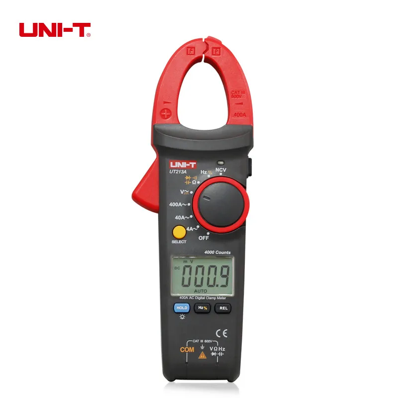 

UNI-T UT213A Handheld Digital LCD Clamp Meter Multimeter multimetros multimetr multitester medidor dijital multimetre digitale