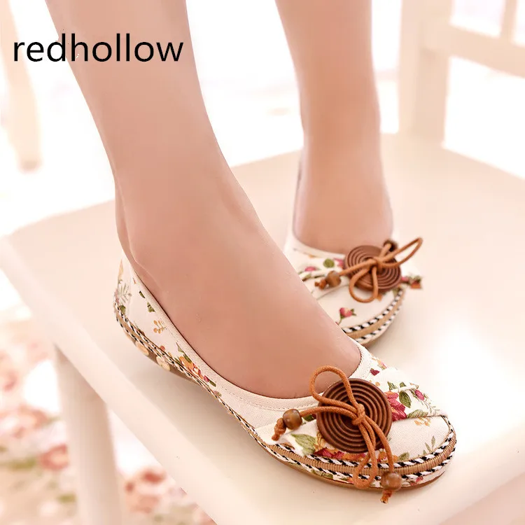 

2019 Summer Casual Flat Shoes Women Flats Slip On Loafers Soft Shoes For Women Zapatos Mujer Retro Ethnic Embroidered