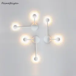Скандинавский минималистичный светодиодный настенный светильник Гостиная Спальня прикроватный креативный Компактный настенный