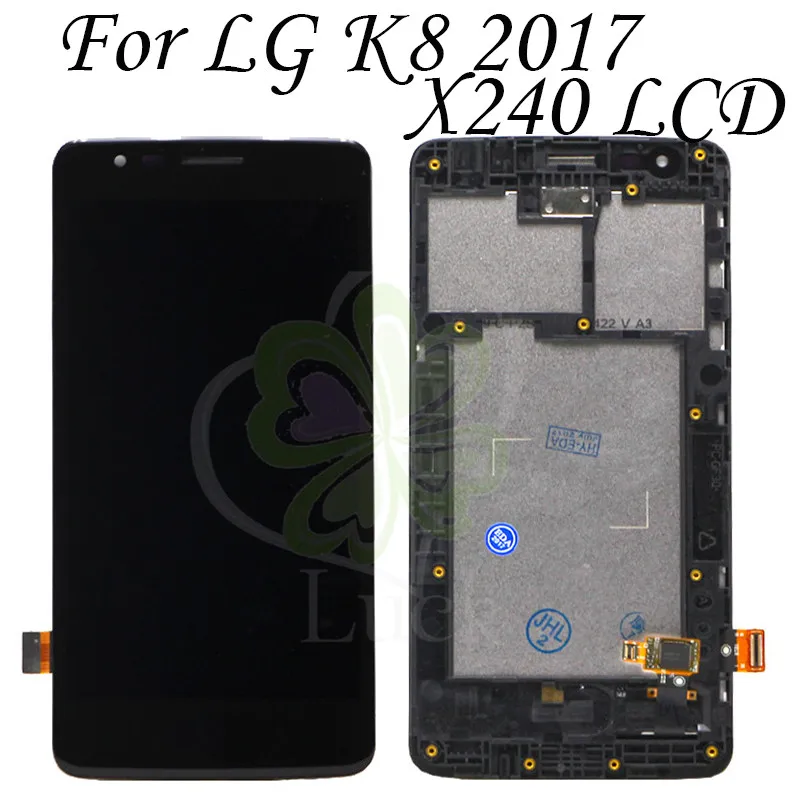 

LCD For LG K8 2017 X240 LCD Display Touch Screen Digitizer Assembly with Frame X240H US215 for LG K8 2017 X240 LCD