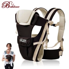 Beth Bear 0-30Months Breathable Front Facing Baby Carrier 4 in 1 Infant Comfortable Sling Backpack Pouch Wrap Baby Kangaroo New