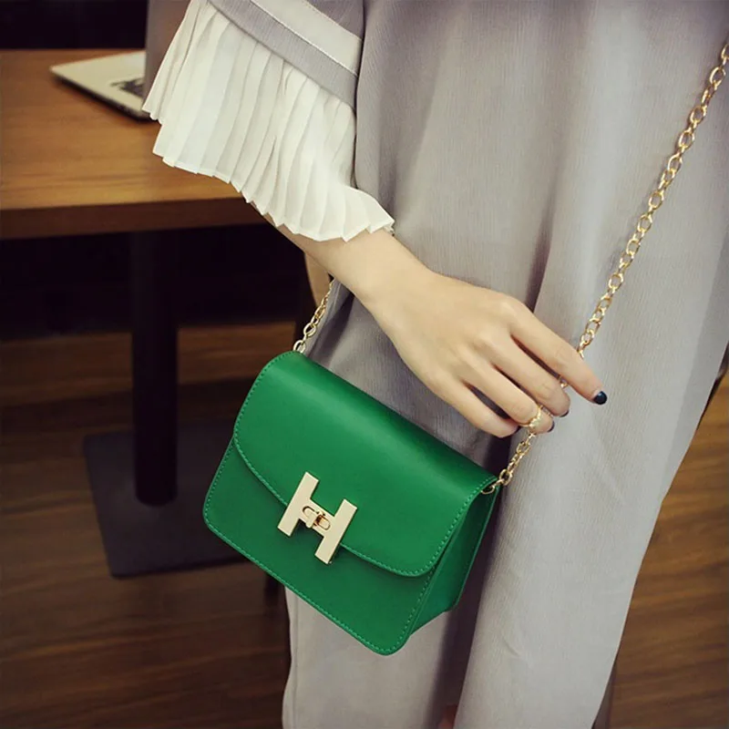 

2018 New Trend Women Flap Handbags, Fashion Simple Flap, Retro Korean Version Shoulder Bag, Chain Woman Messenger Bag