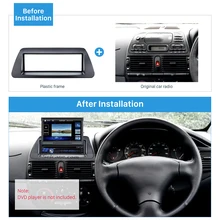 Seicane Singolo Din Autoradio Fascia Copertura Trim Bezel per 1995-2001 FIAT Bravo 182 Brava 182 Marea 185 Pannello Con Cornice Audio