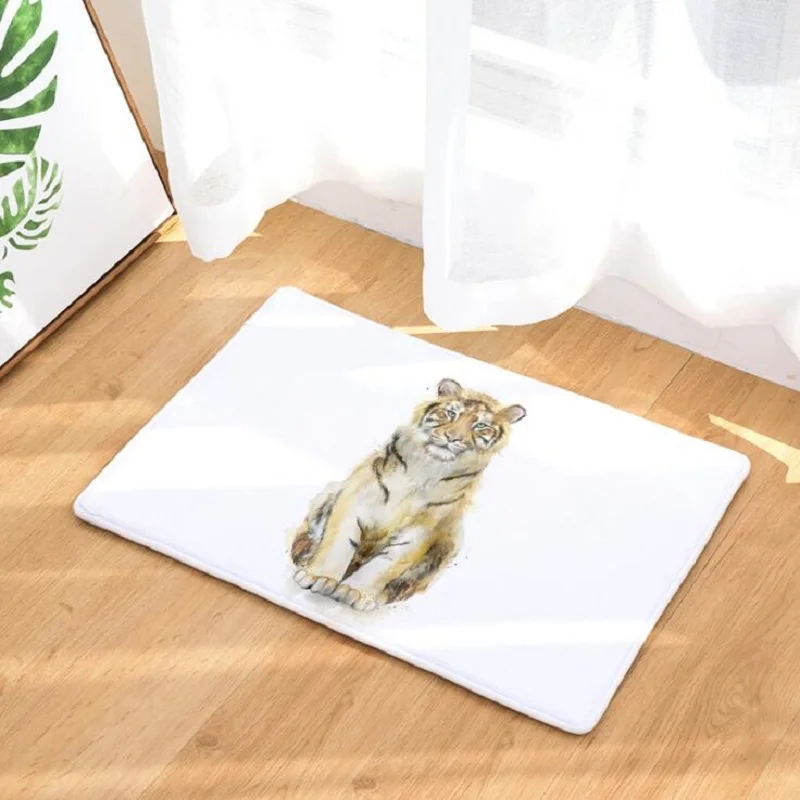 Scarica Gratis Images Tapis De Sol Animaux Peinture Porte Tapis Decoration Maison Lion le plus cool par