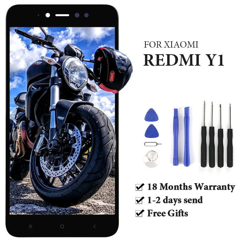

LCD For Xiaomi Redmi Y1 Display With Digitizer With Frame Assembly Prime Pro Version 3GB For Xiaomi Redmi Note 5A LCD Screen