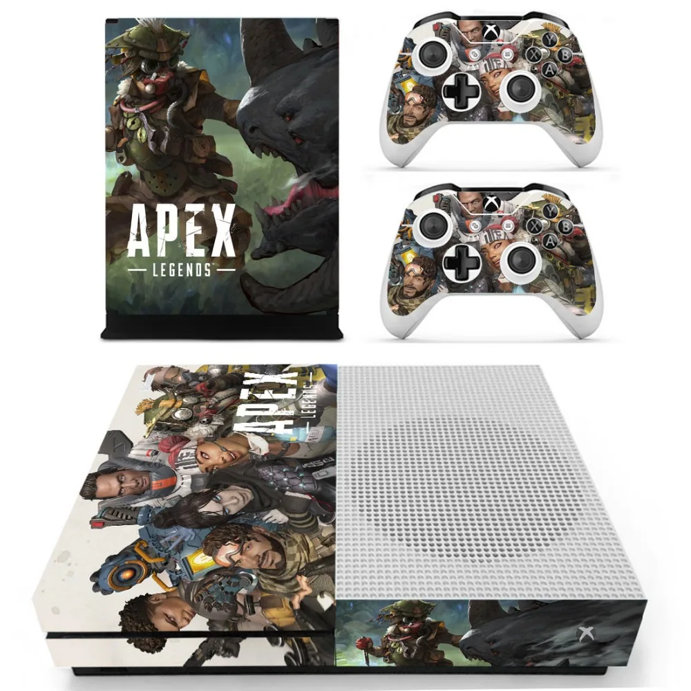 Новые игры APEX легенды кожи наклеивающиеся Переводные картинки для детей Xbox One S консоли Пульты ДУ для игровых приставок виниловые наклейки защитная крышка