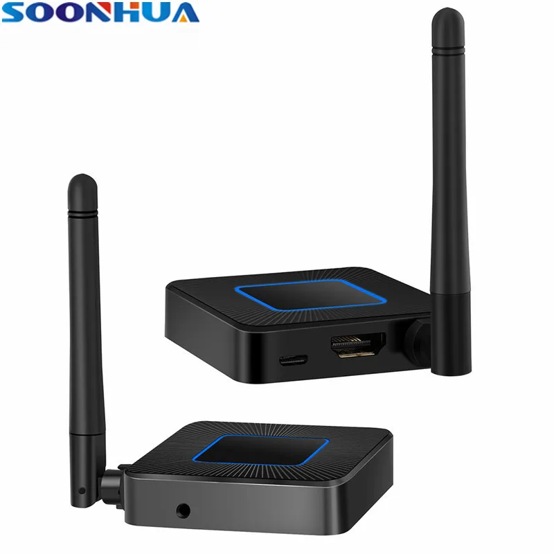 SOONHUA Wireless HDMI Dongle Miracast USB Cable HD 1080P WiFi Media Display TV Stick Screen 2.4 5G WiFi Display Airplay DLNA