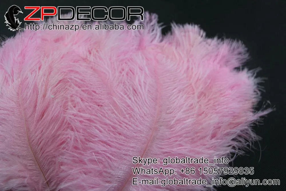 25-30CM light pink dyed ostrich feather (3)