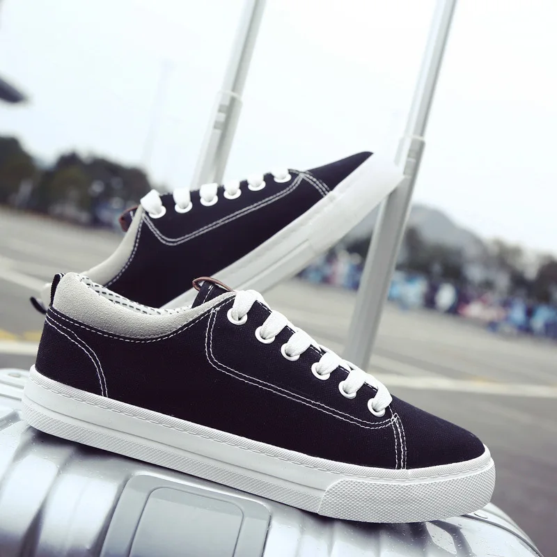 

T-65 street canvas shoes female Harajuku students Korean version of the wild white shoes