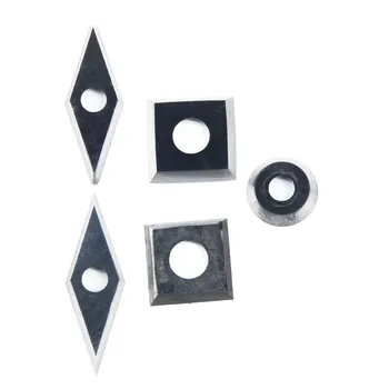

5PCS Woodworking Lathe Turning Tools Tungsten Titanium Replacement Kit Quality