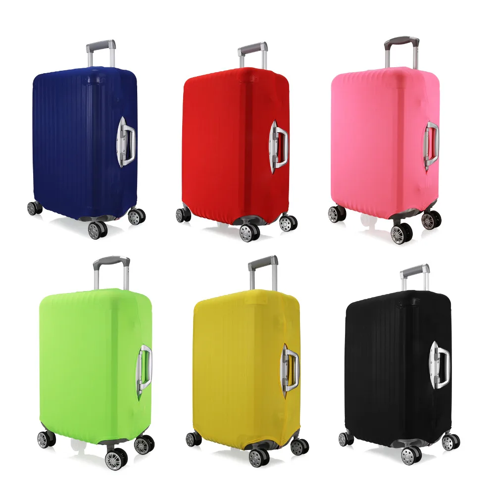 

Stretch Suitcase Protective Covers for 18-28 inch Trolley Suitcase Solid Travel Luggage Bag Dust Cover Travel Accessories