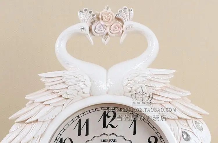 Часы в европейском стиле, оригинальные немые настольные часы, креативный Ретро прикроватный столик, простые Роскошные модные украшения, настольные и настольные часы