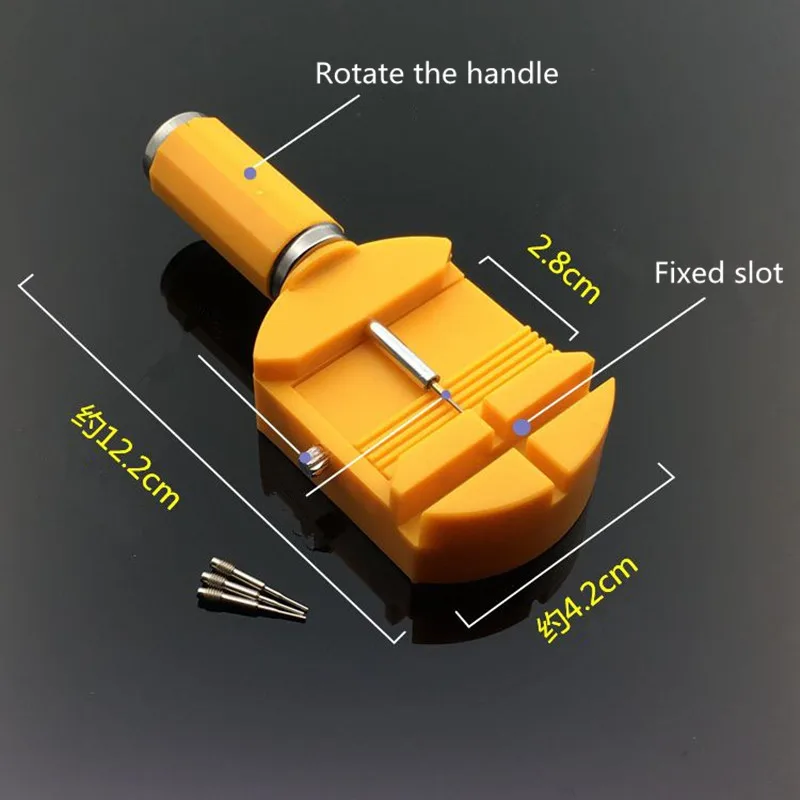 Инструменты для часов, ремешок для ремешка с разрезом, браслет, цепь, штифт для снятия, регулятор, набор инструментов для ремонта для мужчин/женщин, ремонт часов