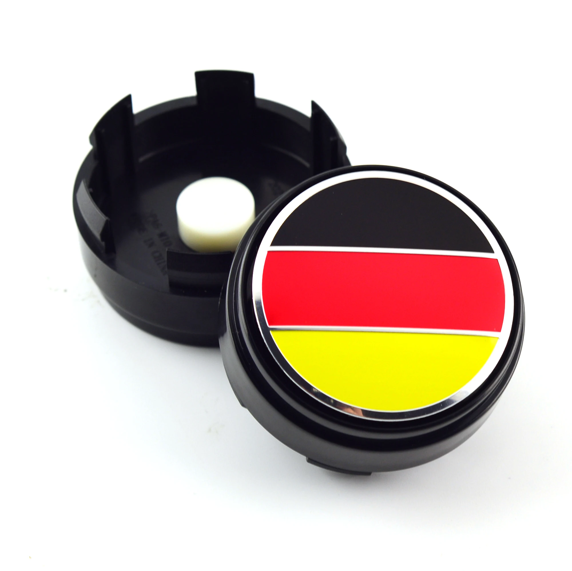 

4 pcs Floating Wheel Center Caps 66mm For BBS LM Rims German Flag Emblem Center Hub Caps Car Accessories