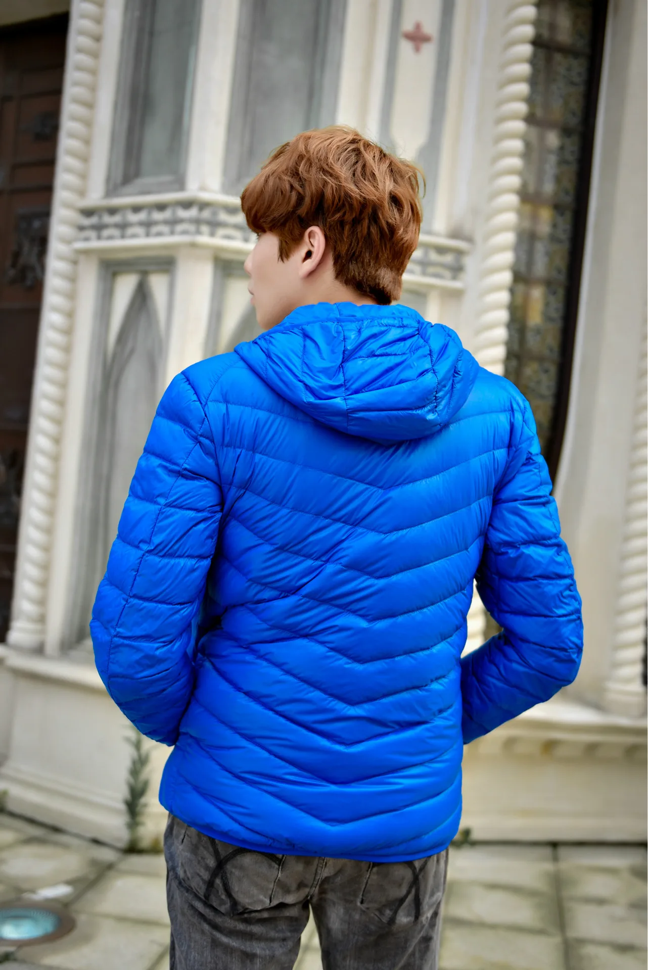 Зимняя куртка-пуховик для мужчин, модное пальто, парки, Мужская теплая одежда с капюшоном, ультра легкая пуховая верхняя одежда, большой размер, высокое качество