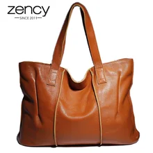2017 Nuevo 100% Cuero Genuino Bolso de Grandes Bolsos de Las Mujeres Famosas Marca Bolsas de Mensajero de La Vendimia Bolsa Grande de Hombro de Las Señoras Bolsos de Mujer