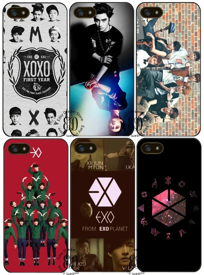 boy band Exo Kpop cover case for iphone X XR XS Max 4s 5 5s SE 6 6s 7 8