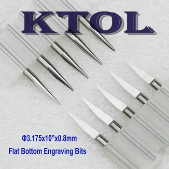 

3.175*0.8MM 10 Degree V End Mill Engraving Tool Carbide CNC Router Bits Set,Computer Engraving Machine Tool Cutter CNC PCB Bit