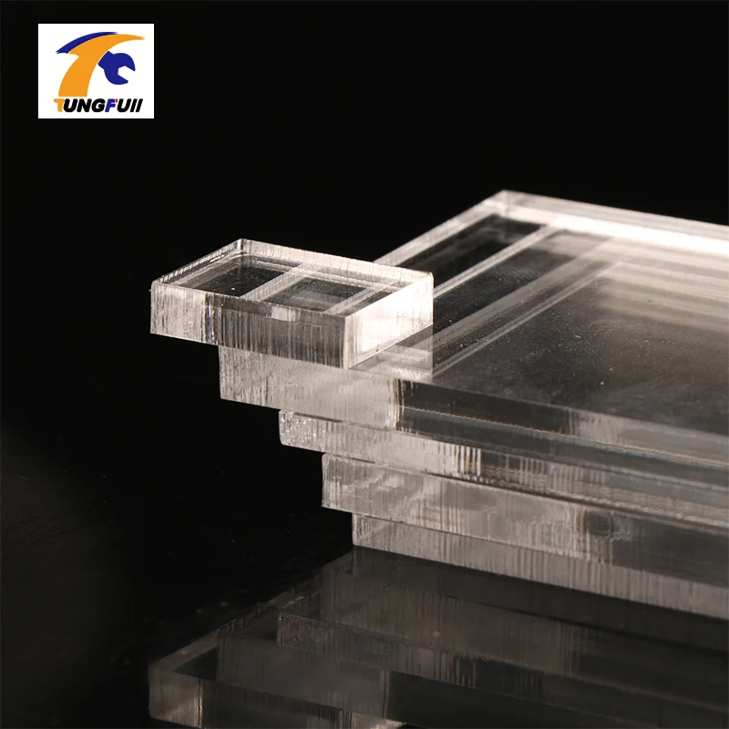 TUNGFULL 5mm Acrylic Thickness Clear Perspex Sheet Cut Plastic