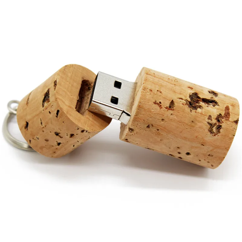 BiNFUL пробковый USB флеш-накопитель с деревянной бутылкой 4G 8GB 16GB 32GB 64GB креативный usb2.0