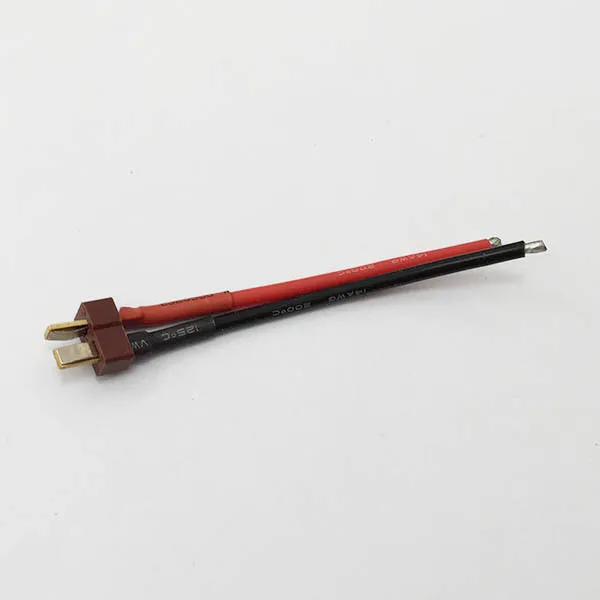 

Deans Style T Plug Male Connector Silicone Wire With 10CM 14AWG for RC NEW