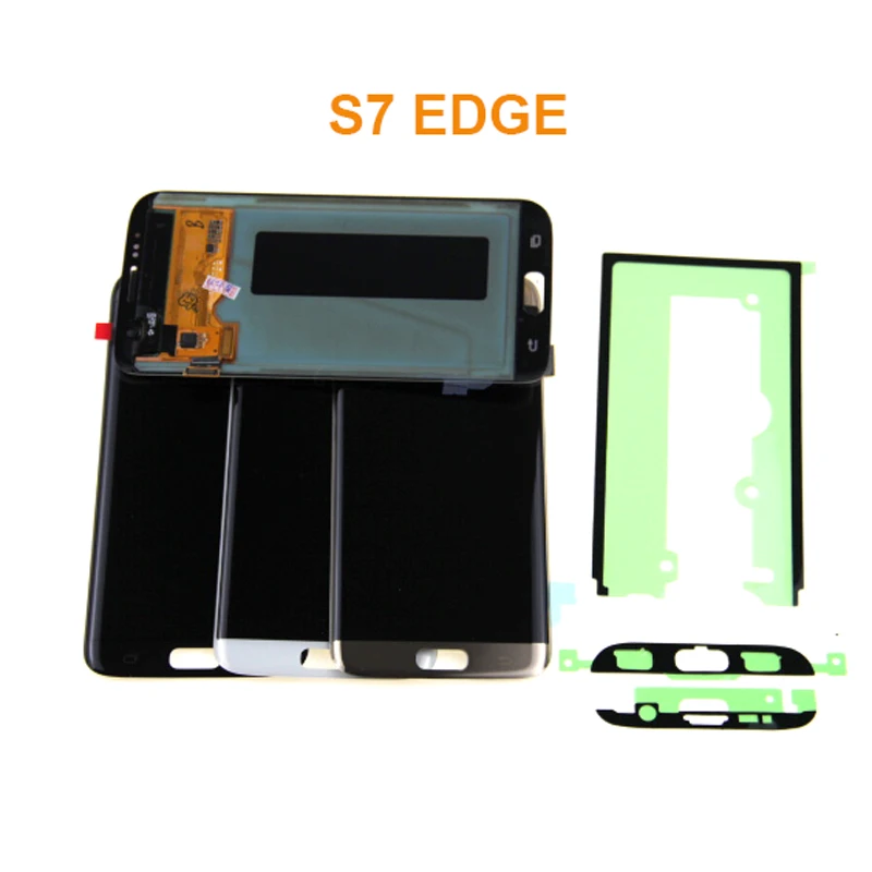 

Super AMOLED 5.5'' Screen For SAMSUNG Galaxy S7 edge LCD Display G935 G935F G935A Touch Digitizer Assembly Replacement Parts