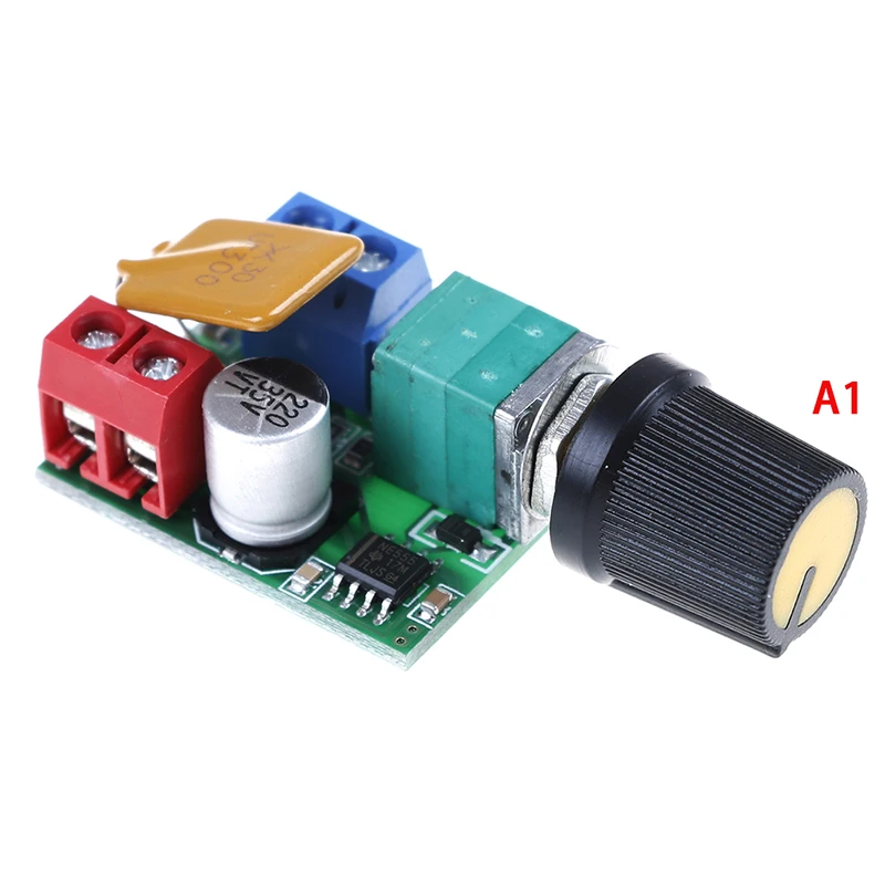 1Pc Mini DC 5A Motor Pwm Speed Controller 3V-35V Speed Control Switch Led Dimmer A1 : Ordinary Type