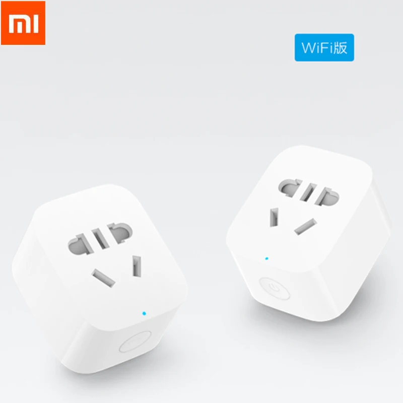 Xiaomi Mijia, умная розетка, Wi-Fi версия, беспроводной пульт дистанционного управления, адаптер питания, ВКЛ./ВЫКЛ., с управлением через приложение для телефона