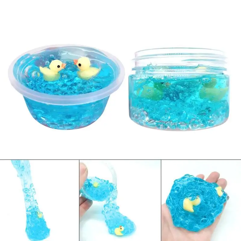 Детские 60/100 мл DIY слизи глина шарик Шлама Игрушки Лизун для детей утка