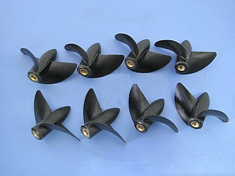 

4PCS/Lot M4 2 Blades Propeller with Copper Core Nylon Semi-impregnated Positive / Reverse Propeller for RC Boat Models Parts