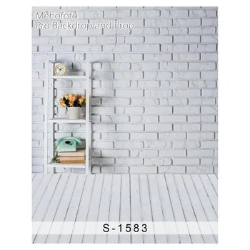 

Thin vinyl white Brick Wall Backgrounds For newborn children Photographic Flooring Studios Photos Backdrops