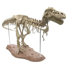 4D каркасная модель динозавра и 65 деталей коллекция динозавров кость тираннозавра окаменелый Скелет моделирование животных обучающая модель