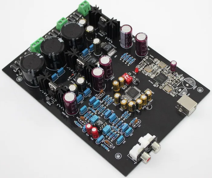 

Assembled XMOS U8 + AK4495SEQ + AD827 DAC USB decoder board