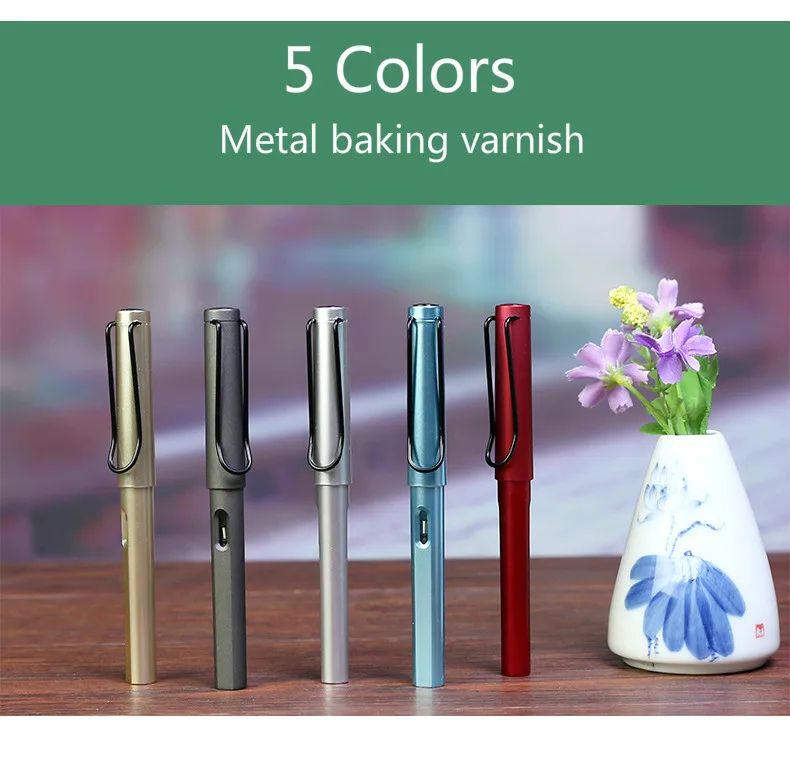 Металлический алюминиевый стержень новый тип ручки Мягкая головка кисти для письма пять дополнительных цветов небольшая обычная для