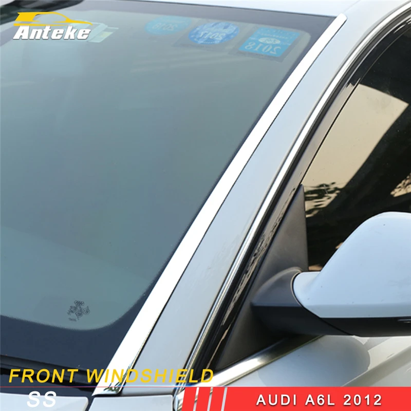 ANTEKE для Audi A6L 2012 стайлинга автомобилей лобового стекла чехол для экрана стикер рамки внешние аксессуары