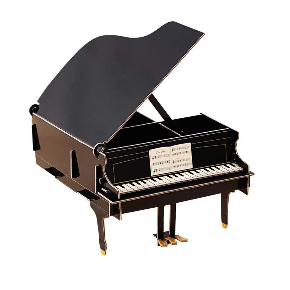 

XRHYY Desk Storage Piano Thick Cardboard Pen Pencil Supplies Organizer Caddy Creative DIY Box Stationery For Office Desktop