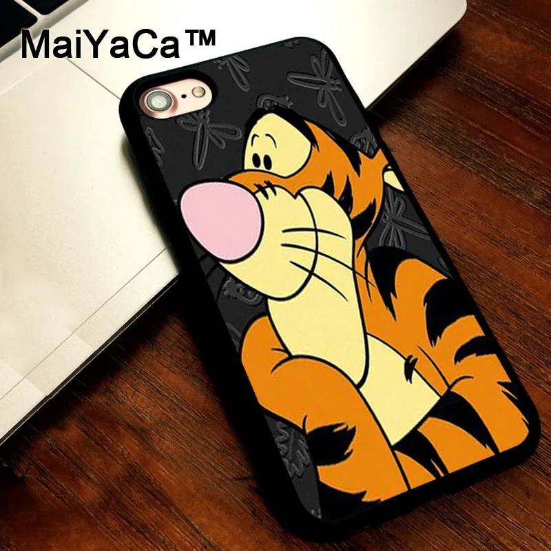 

MaiYaCa Tigger Winnie The Poohs TPU Phone Case For iphone 7 8 6 6S Plus X XR XS MAX 5 5S SE Cover Coque