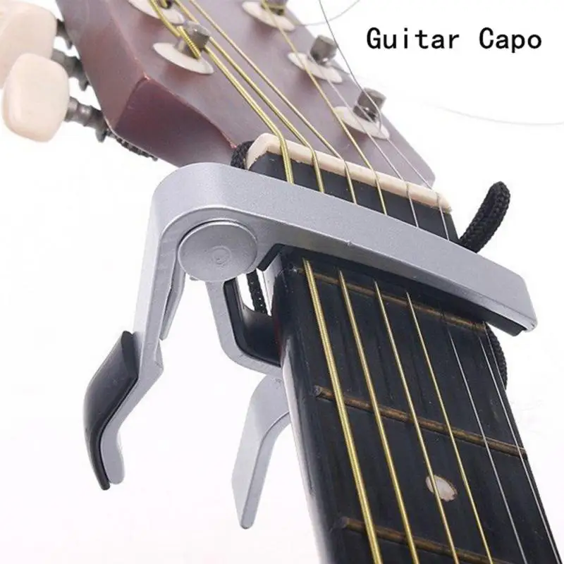 Piezas de Guitarra cejilla de Guitarra Abrazadera de Cambio rápido Ba30DEllylelly Cejilla de Guitarra de Metal de aleación de Aluminio Llave acústica clásica Ajuste de Tono