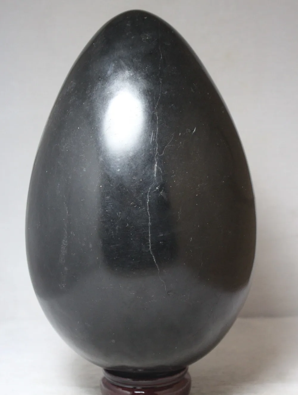 

(11.68lb) Natura black tourmaline Crystal Egg