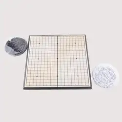 Высокое качество складная Удобная игра Go доска магнитная WeiQi Baduk полный набор камень Кабинет Размер Новый