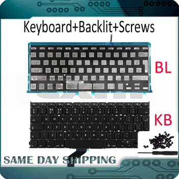 

New for Apple Macbook Pro Retina 13" A1425 UK English Keyboard with Backlight Backlight Replacement 2012 2013 Year
