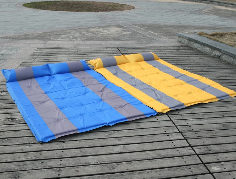 

2017 high quality Automatic 190*130*3cm inflatable cushion Camping Mat Double Air Mattress Camp Equipment