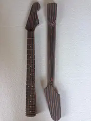 Бесплатная доставка zebra wood ST гитарная Шея цельная деревянная Шея без рисунка гитарная форма можно выбрать