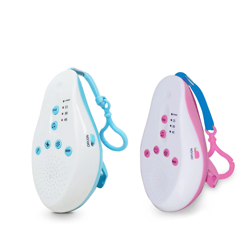 

2018 Baby Sleep Soothers Sound Machine White Noise Record Voice Sensor with 8 Soothing Sound Voice recording function Baby Care